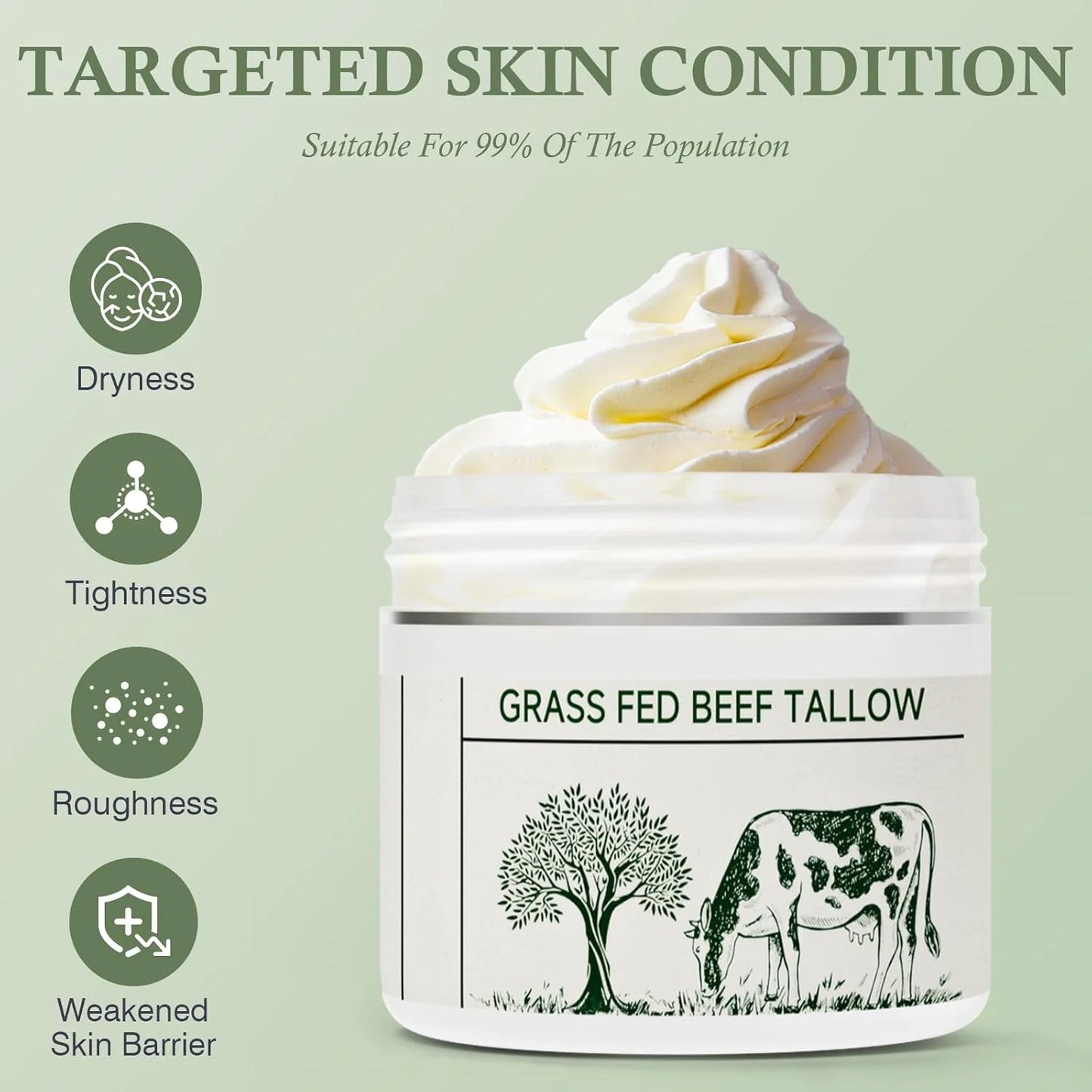 Nature's Tallow Moisturizer - Soothing Hydration Skincare