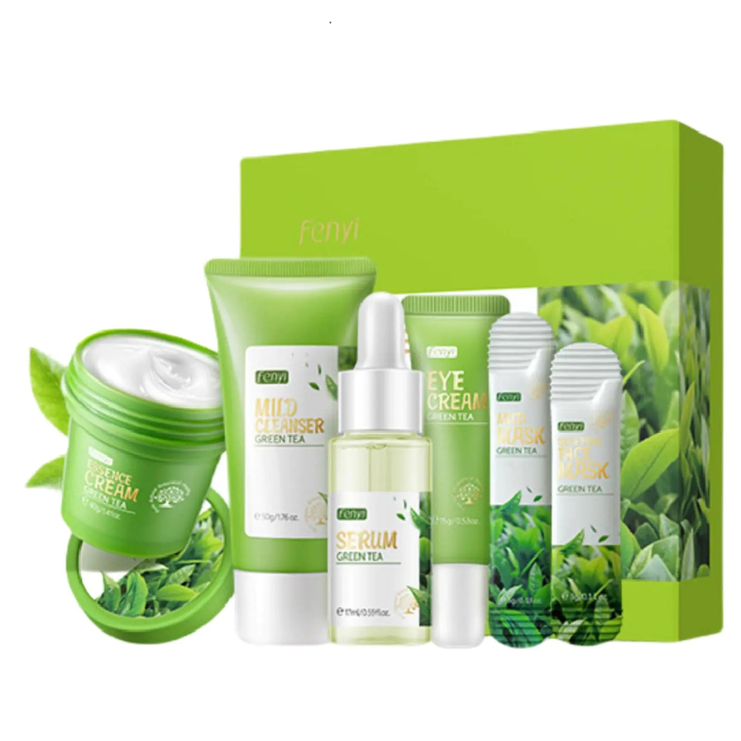 Green Tea Complete Skincare Collection - 19 Pieces